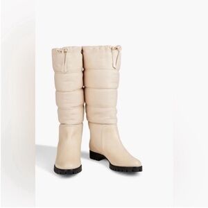 Alexandre Birman Clarita Quilted Leather Boots NWT 41.5 EU